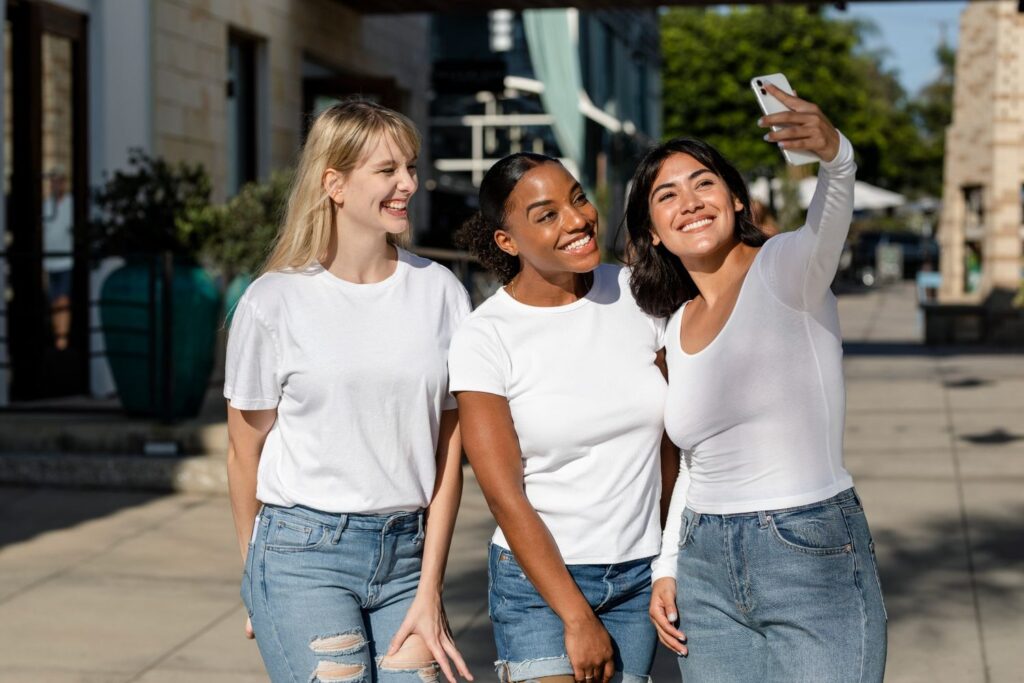 Creators producing social content together